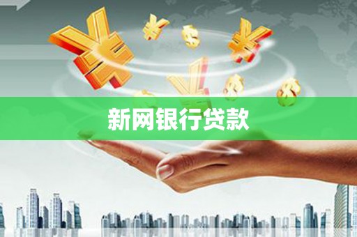 端州新网银行贷款