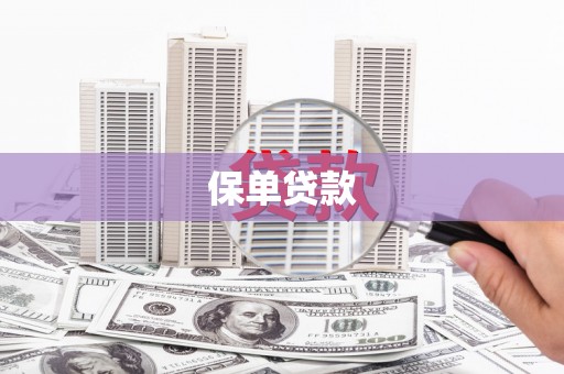 端州保单贷款