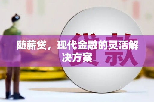 端州随薪贷，现代金融的灵活解决方案