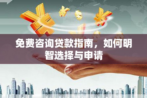 端州免费咨询贷款指南，如何明智选择与申请