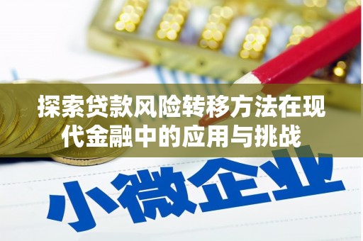 端州探索贷款风险转移方法在现代金融中的应用与挑战