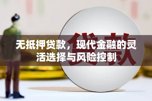 端州无抵押贷款，现代金融的灵活选择与风险控制