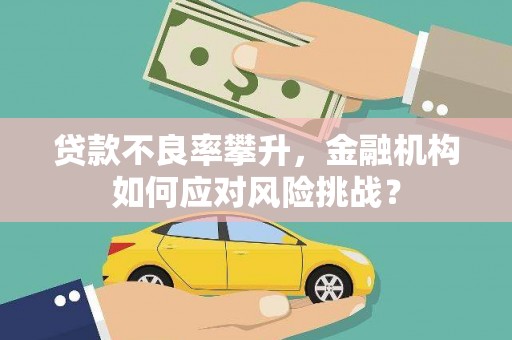 端州贷款不良率攀升，金融机构如何应对风险挑战？
