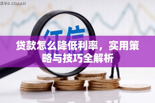 端州贷款怎么降低利率，实用策略与技巧全解析