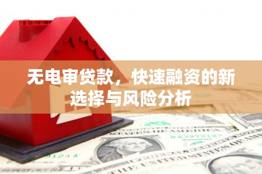端州无电审贷款，快速融资的新选择与风险分析