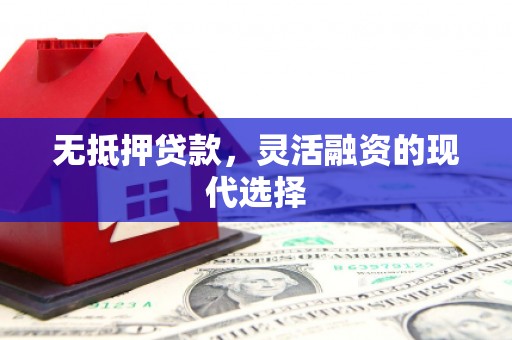 端州无抵押贷款，灵活融资的现代选择