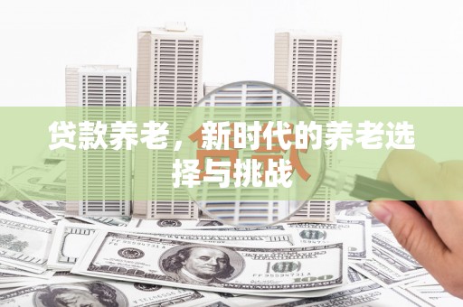 端州贷款养老，新时代的养老选择与挑战