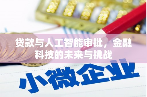 端州贷款与人工智能审批，金融科技的未来与挑战