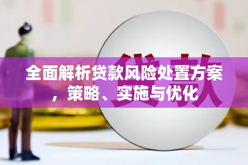 端州全面解析贷款风险处置方案，策略、实施与优化