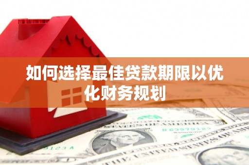 端州如何选择最佳贷款期限以优化财务规划