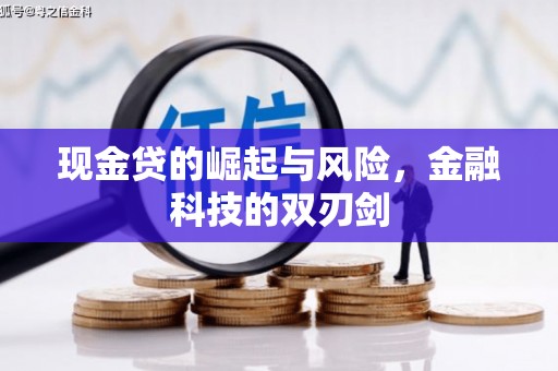 端州现金贷的崛起与风险，金融科技的双刃剑