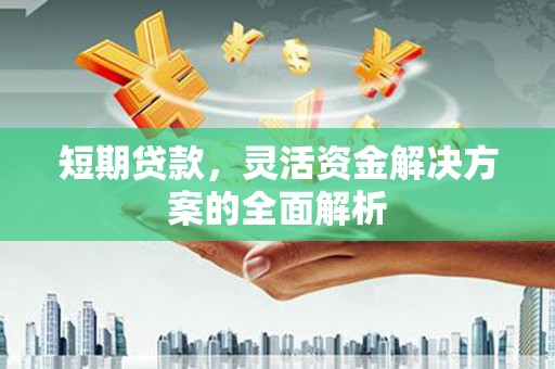 端州短期贷款，灵活资金解决方案的全面解析