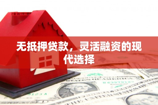 端州无抵押贷款，灵活融资的现代选择