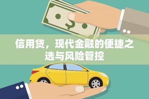 端州信用贷，现代金融的便捷之选与风险管控
