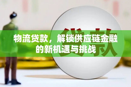 端州物流贷款，解锁供应链金融的新机遇与挑战