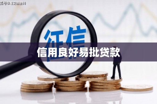 端州信用良好易批贷款
