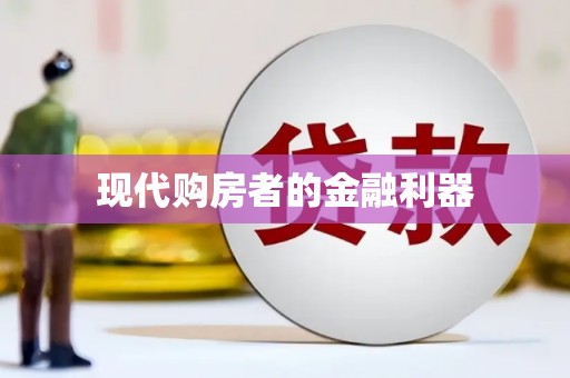 端州现代购房者的金融利器