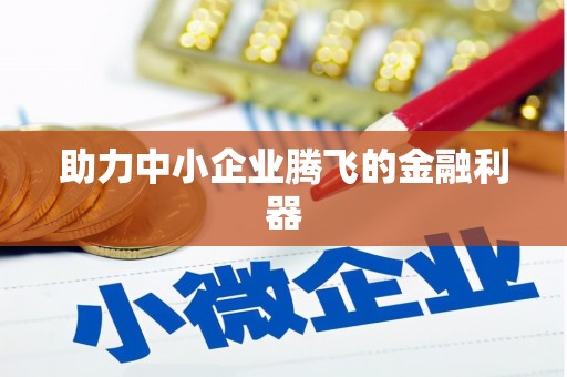 端州助力中小企业腾飞的金融利器