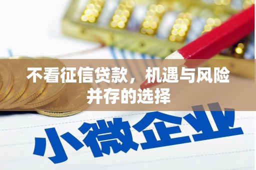 端州不看征信贷款，机遇与风险并存的选择