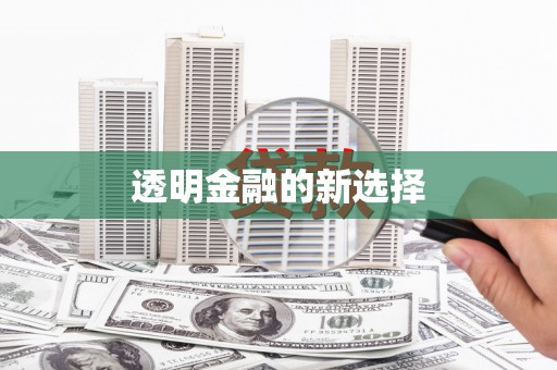 端州透明金融的新选择